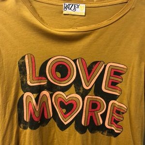 Dazed LA handmade vintage tee Love More
